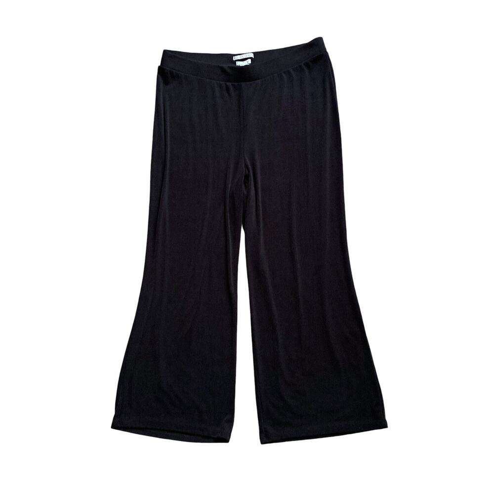 Dana Buchman Travel Anywhere Womens Medium Black Pull On Cropped Pants Stretch - Picture 1 of 4